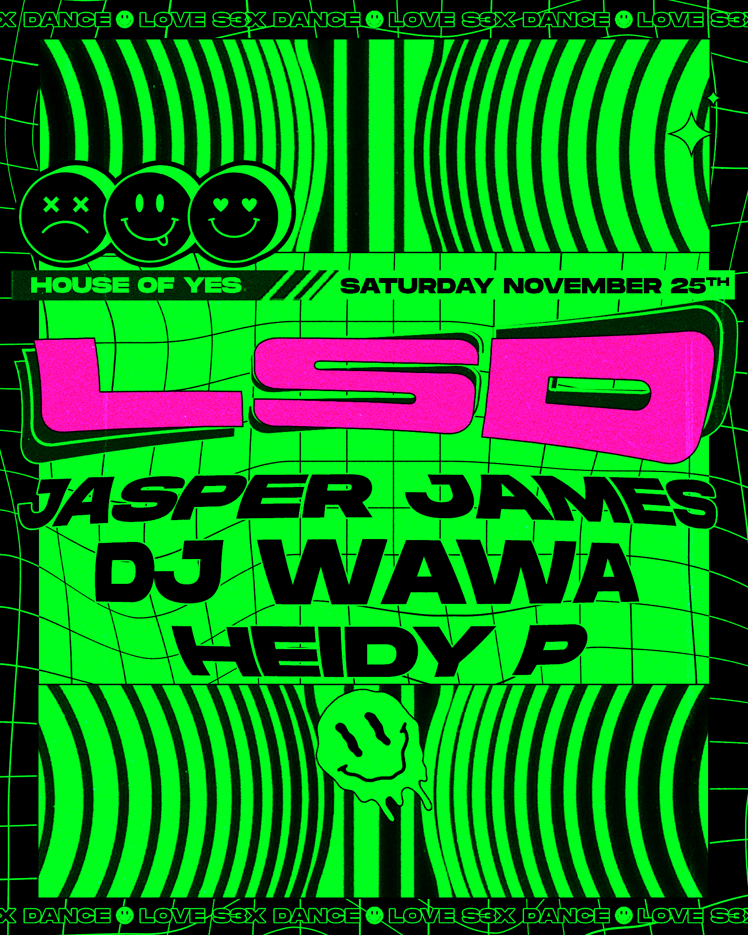 Jasper James · DJ Wawa · Heidy P - Página frontal