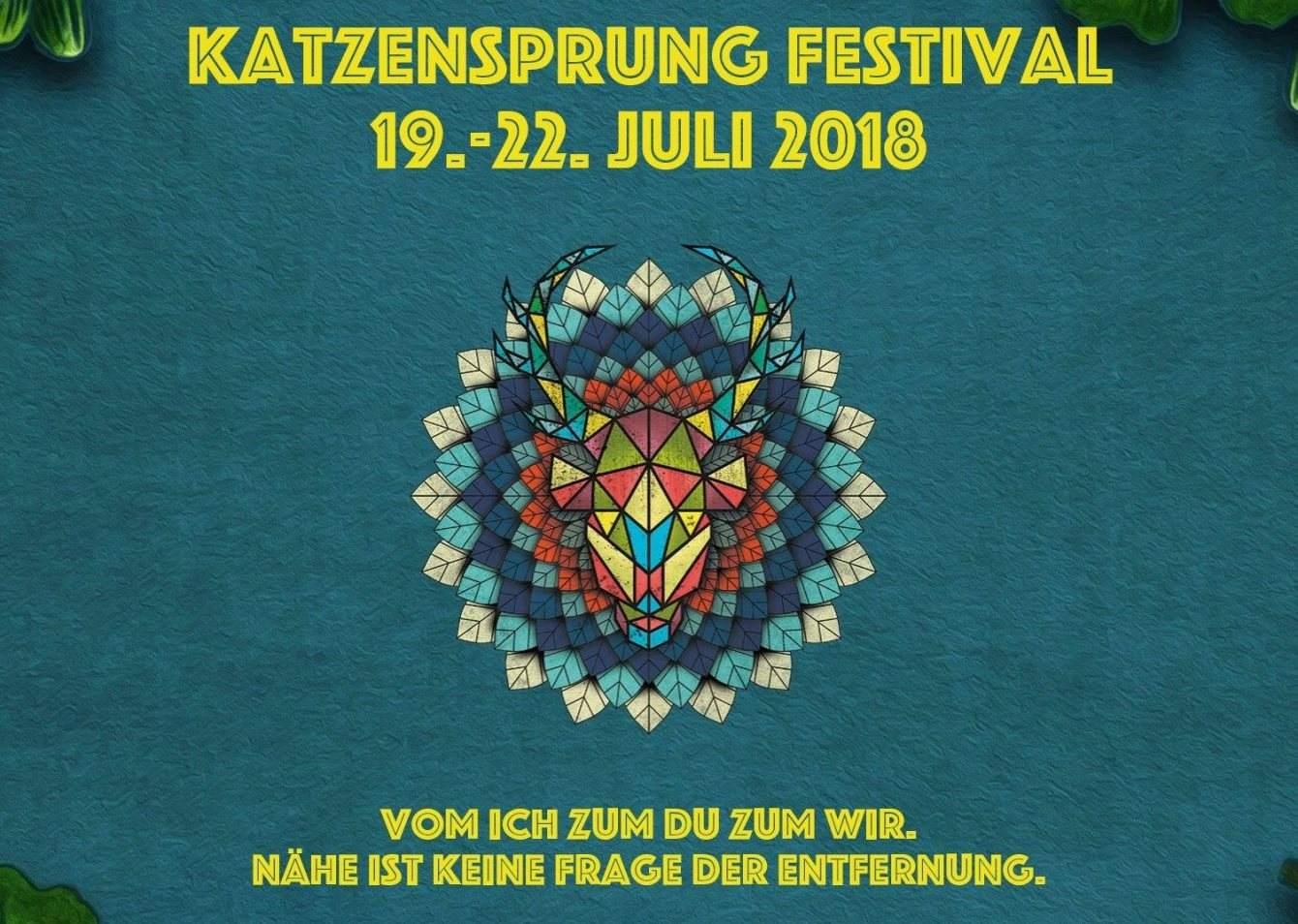 Katzensprung Festival - フライヤー表