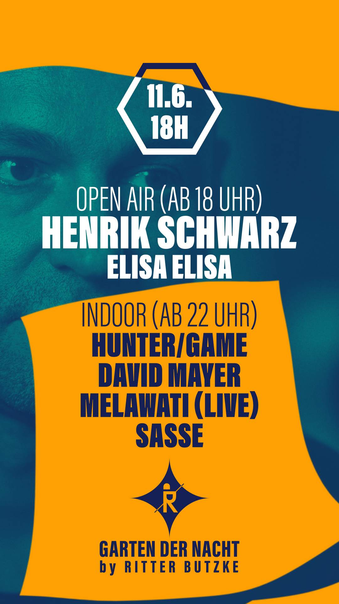 Henrik Schwarz (live) at Kulturgarten Open Air - フライヤー裏