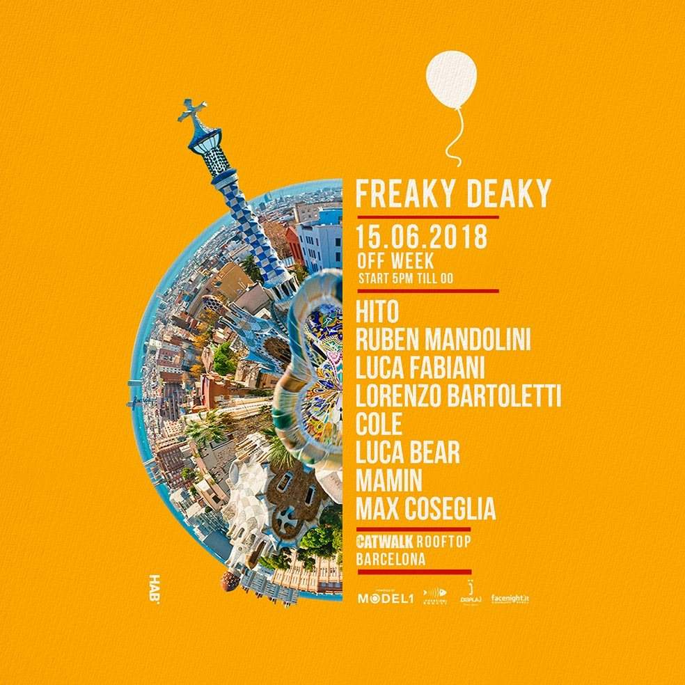 Freaky Deaky - Off Week 2018 - フライヤー裏