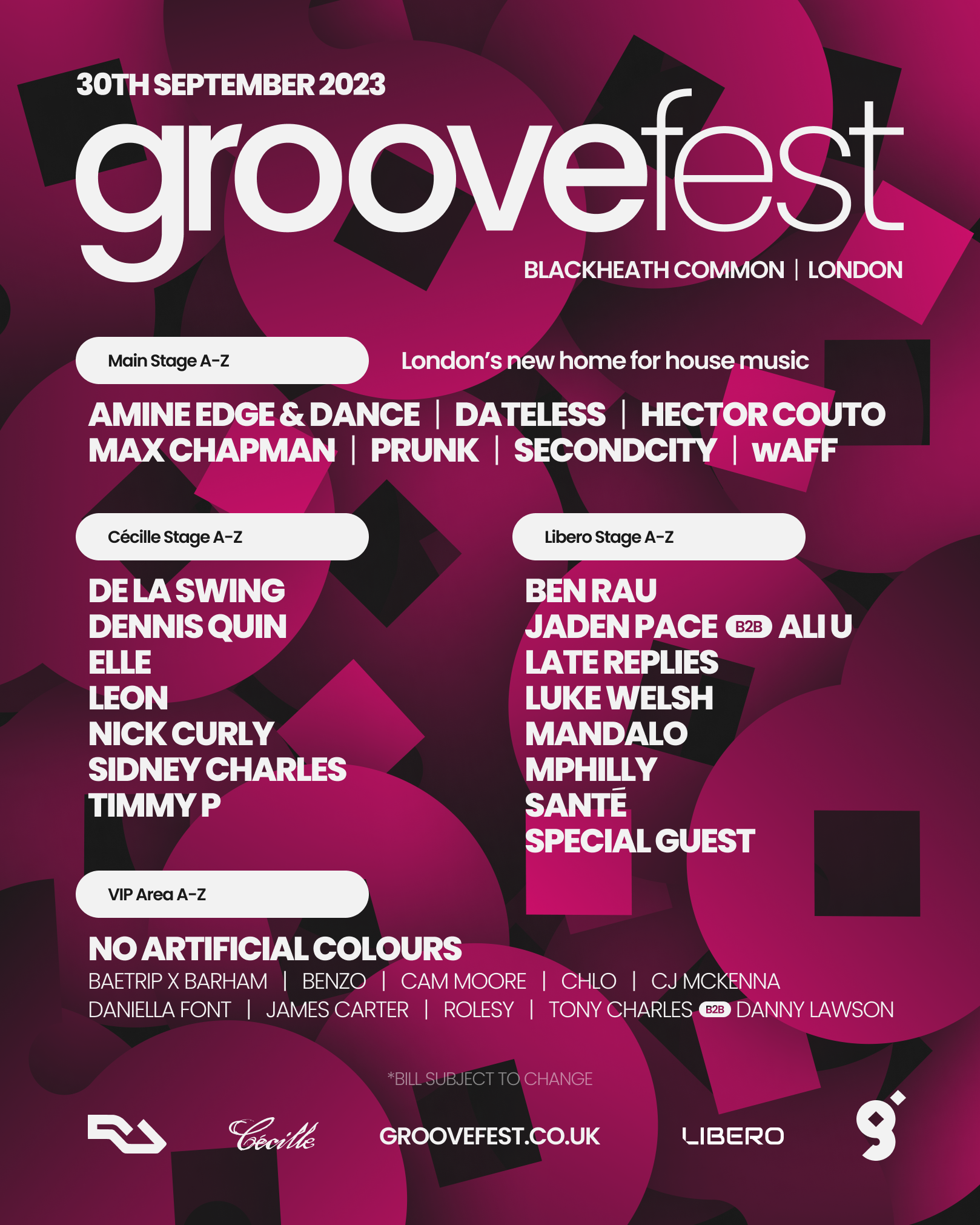 [POSTPONED] groovefest 2023 at Blackheath Common, London