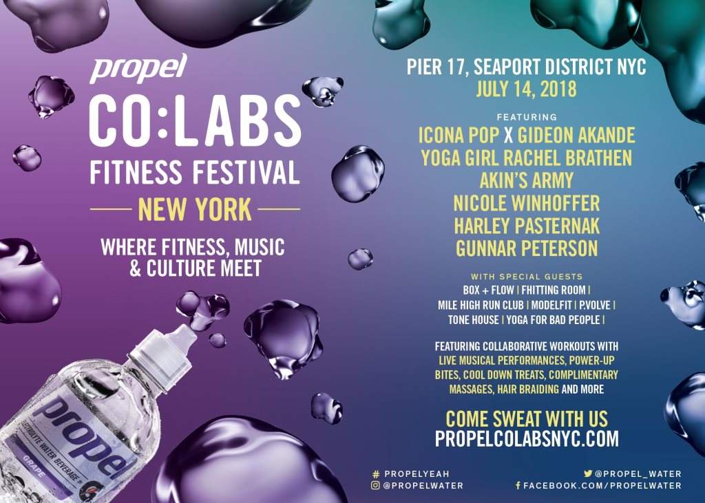 Propel Co:Labs Fitness Festival New York - フライヤー表