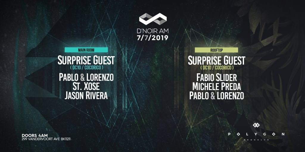 D'Noir AM Indoor and Rooftop Afterhours feat. Pablo Romero & Friends at ...