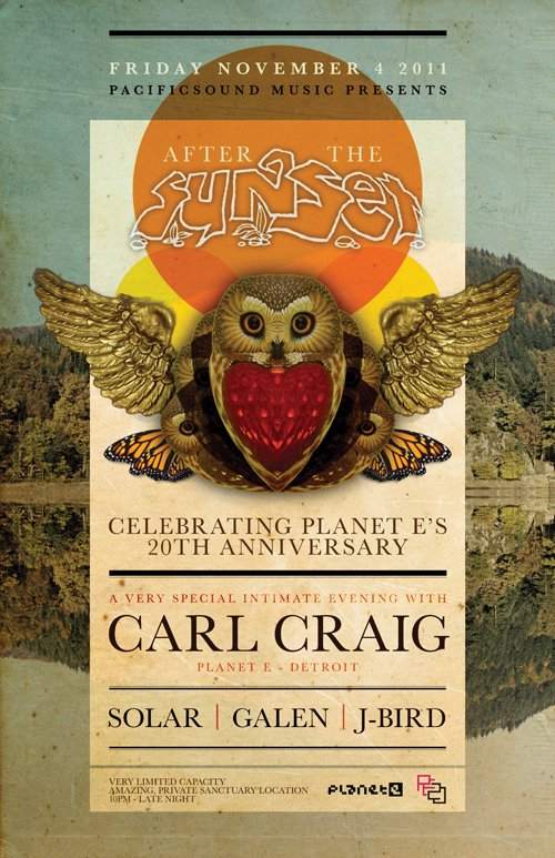 After The Sunset with Carl Craig - Página frontal