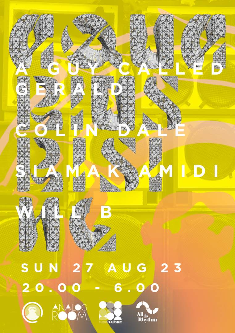 Aquarius Rising Boat Party with A Guy Called Gerald + Colin Dale - フライヤー裏