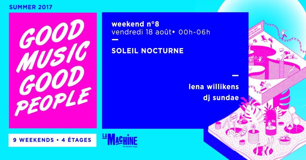 Soleil Nocturne • Lena Willikens — DJ Sundae - フライヤー表