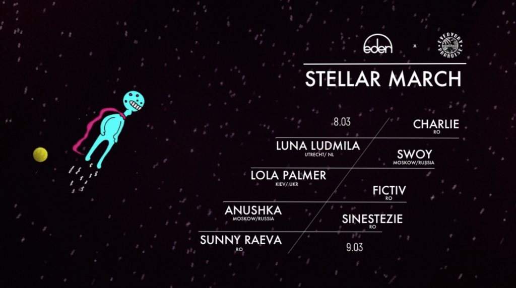 Stellar March at Eden - フライヤー表