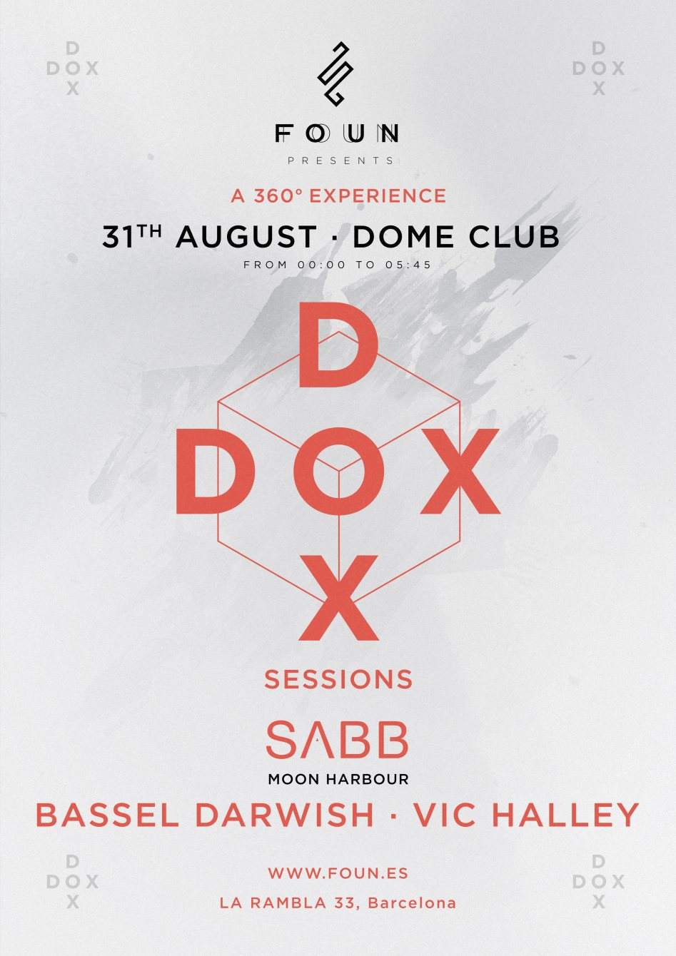 Foun DOX Sessions with Sabb, Bassel Darwish, Vic Halley - Página trasera