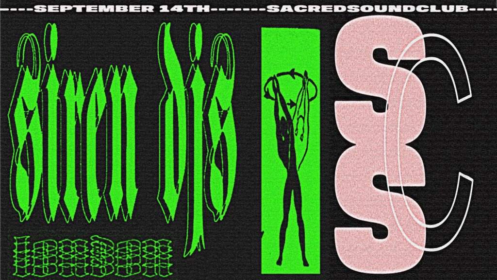 Siren DJs x sacred sound club - Página frontal