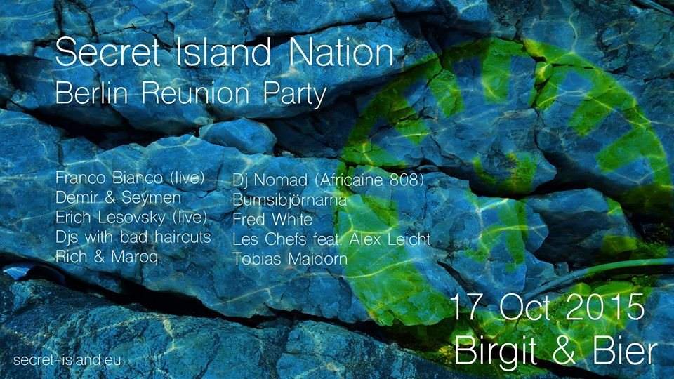 Secret Island Nation Reunion - Página frontal
