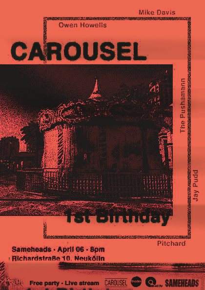 Carousel 1st Birthday with Be_at_tv - フライヤー表