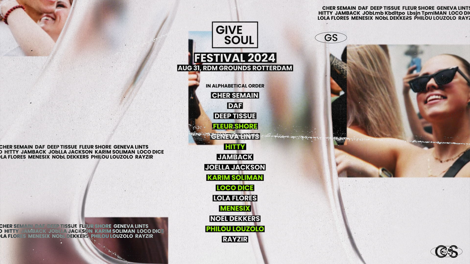Give Soul Festival 2024 - フライヤー表