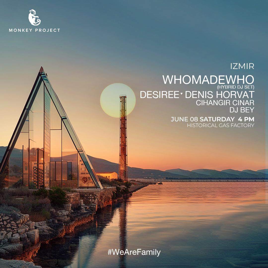 Monkey Project presents: WhoMadeWho - フライヤー表