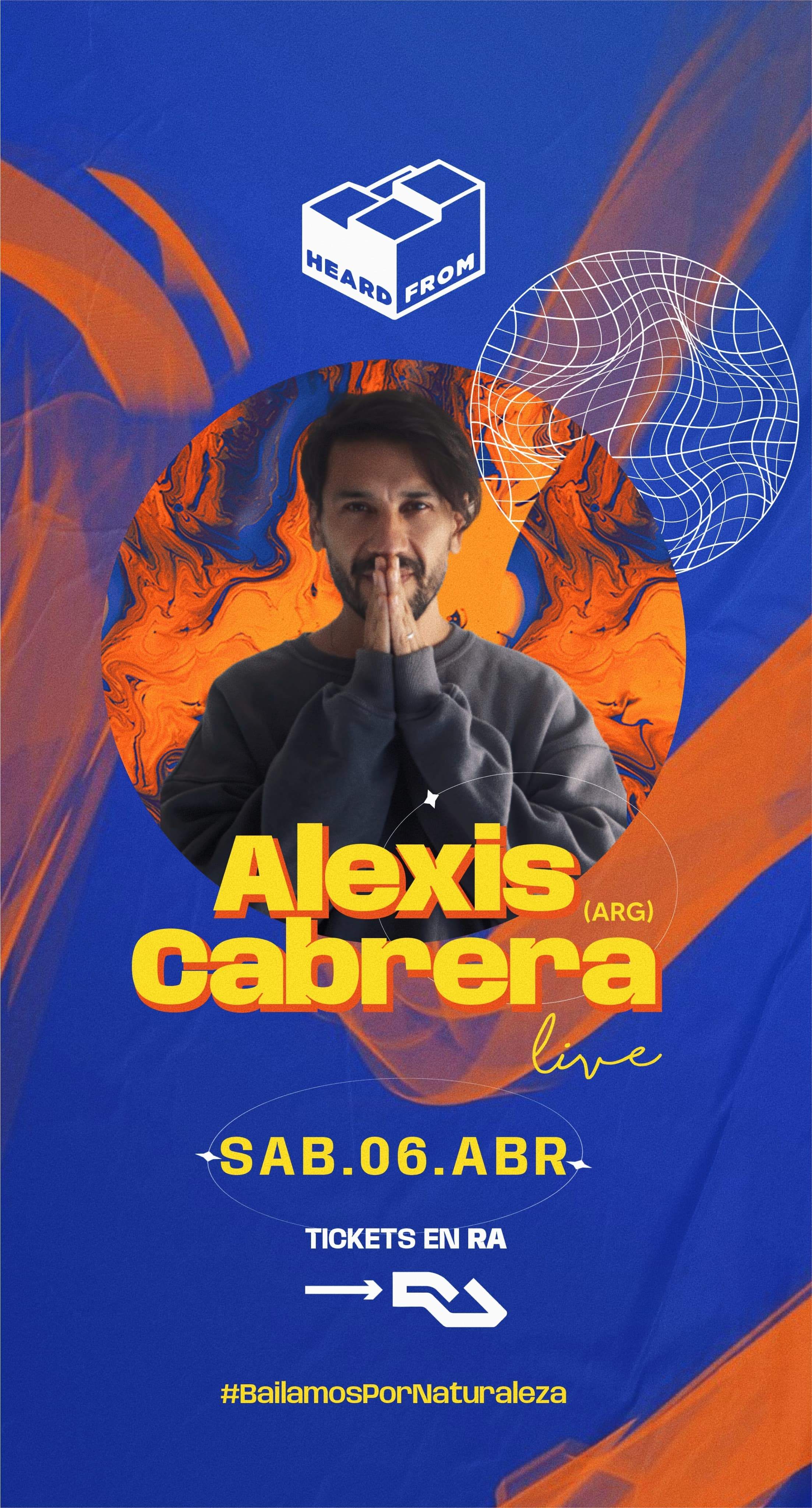 Alexis Cabrera Live  - Página frontal