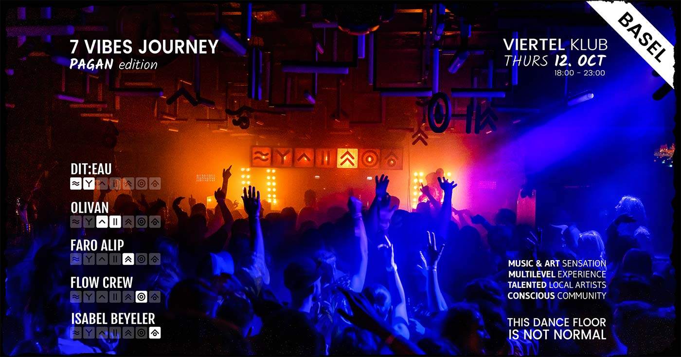 7 Vibes Journey in Basel :: Pagan - フライヤー表