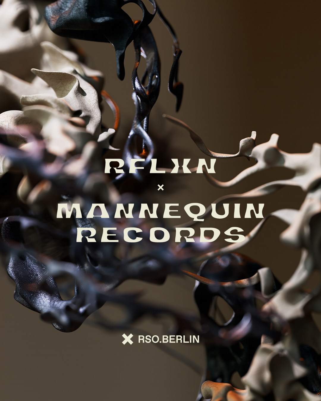 RFLXN x Mannequin with Anetha, Animistic Beliefs, Alessandro Adriani, Dr.Rubinstein, The Hacker - フライヤー表
