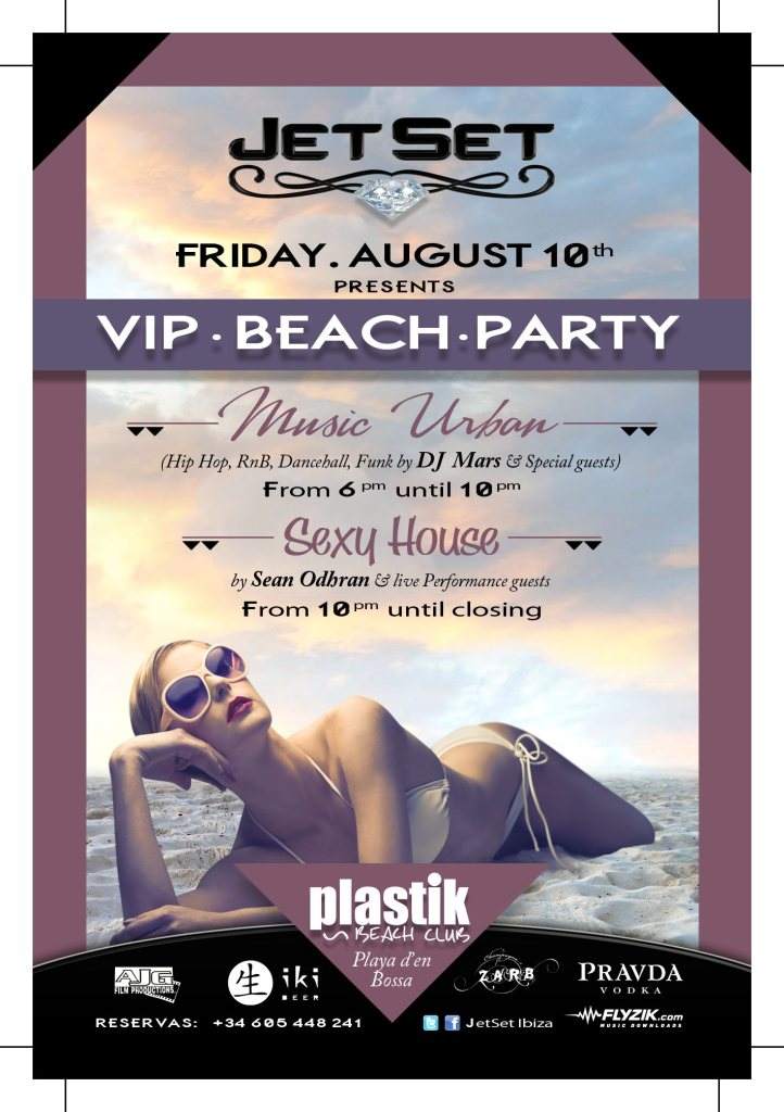 Jetset Ibiza VIP Beach Party - Página frontal
