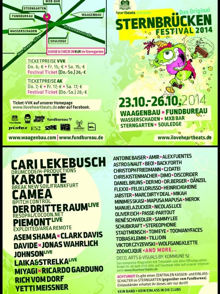 Sternbrücken Festival 2014 Day 3 - Página trasera