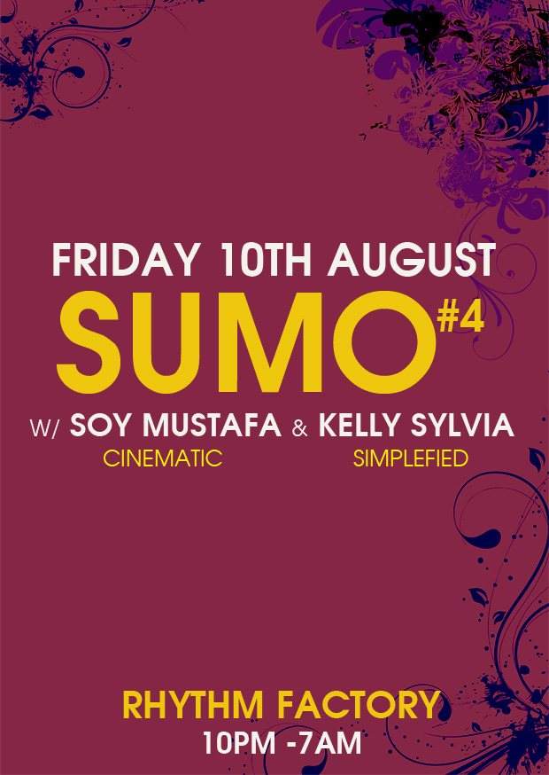 Sumo with Soy Mustafa, Kelly Sylvia - Página frontal