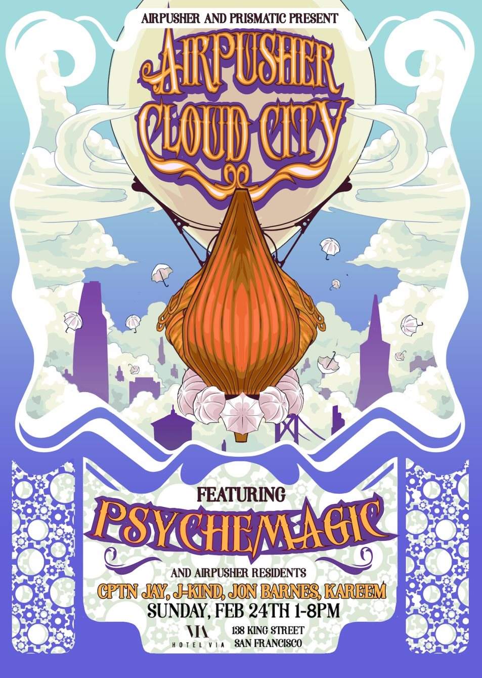 Airpusher Cloud City Feat. Psychemagik - Página frontal
