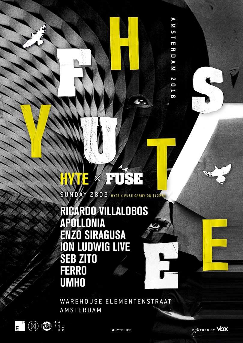 Hyte x Fuse Carry-On (12hr) - Ricardo Villalobos, Apollonia, Enzo Siragusa & More - Página frontal
