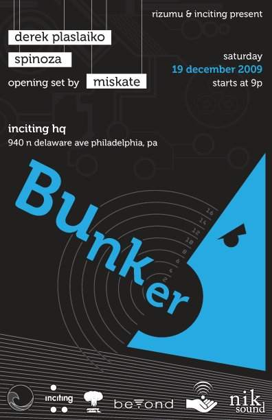 Bunker Night In Philly - フライヤー表
