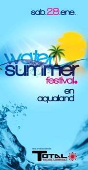 Water Summer Festival - Página frontal