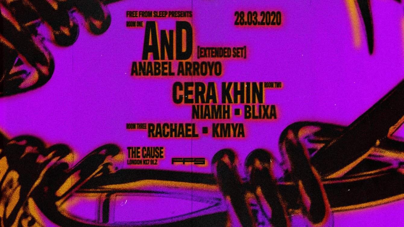 [CANCELLED] AnD [Extended Set], Cera Khin, Anabel Arroyo & More - Página frontal