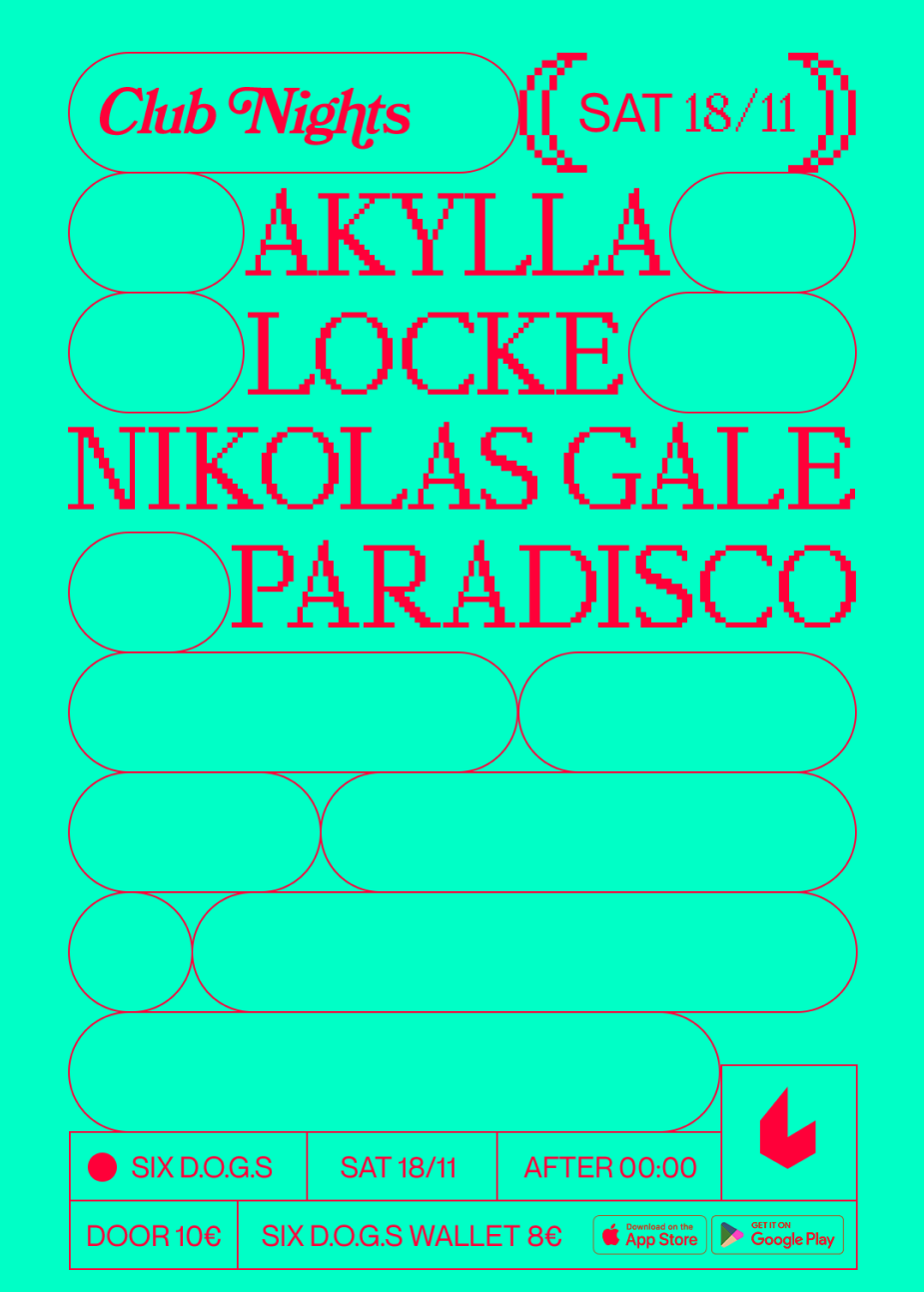 SIX D.O.G.S: AKYLLA · Locke · Nikolas Gale · Paradisco - Página frontal