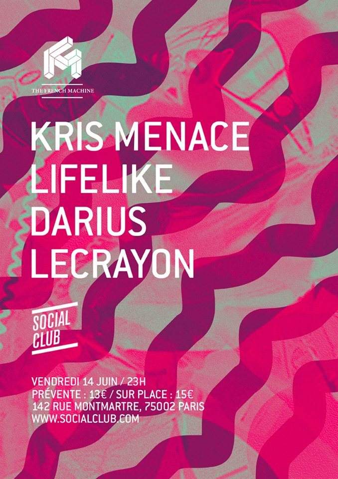 The French Machine with Kris Menace, Lifelike, Darius, LE Crayon - Página frontal