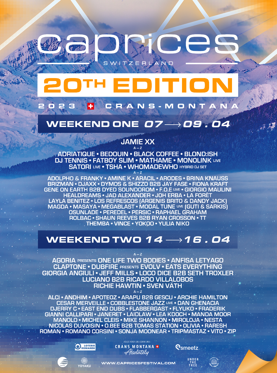 Caprices Festival 2023 - 20th Anniversary at Crans-Montana, Switzerland