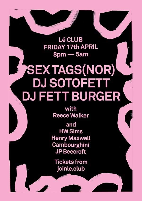 A Night at lé Club 'Inna Sex Tags Stylee' with DJ Sotofett & DJ Fett Burger - Página frontal