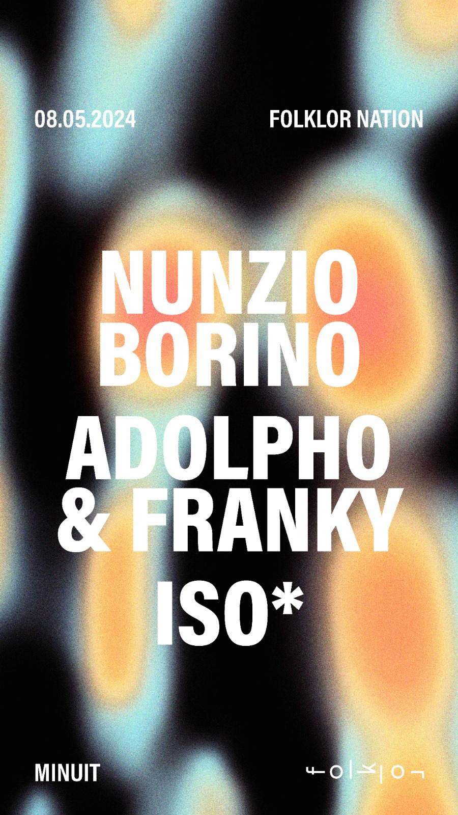 Folklor Nation /// Nunzio Borino - Adolpho & Franky - iso* - フライヤー表