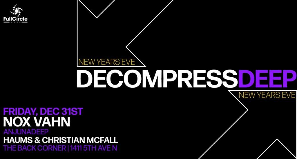 NYE: Decompress [Deep] feat. Nox Vahn - Página frontal
