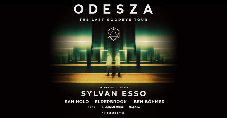 Odesza: The Last Goodbye Tour - フライヤー表