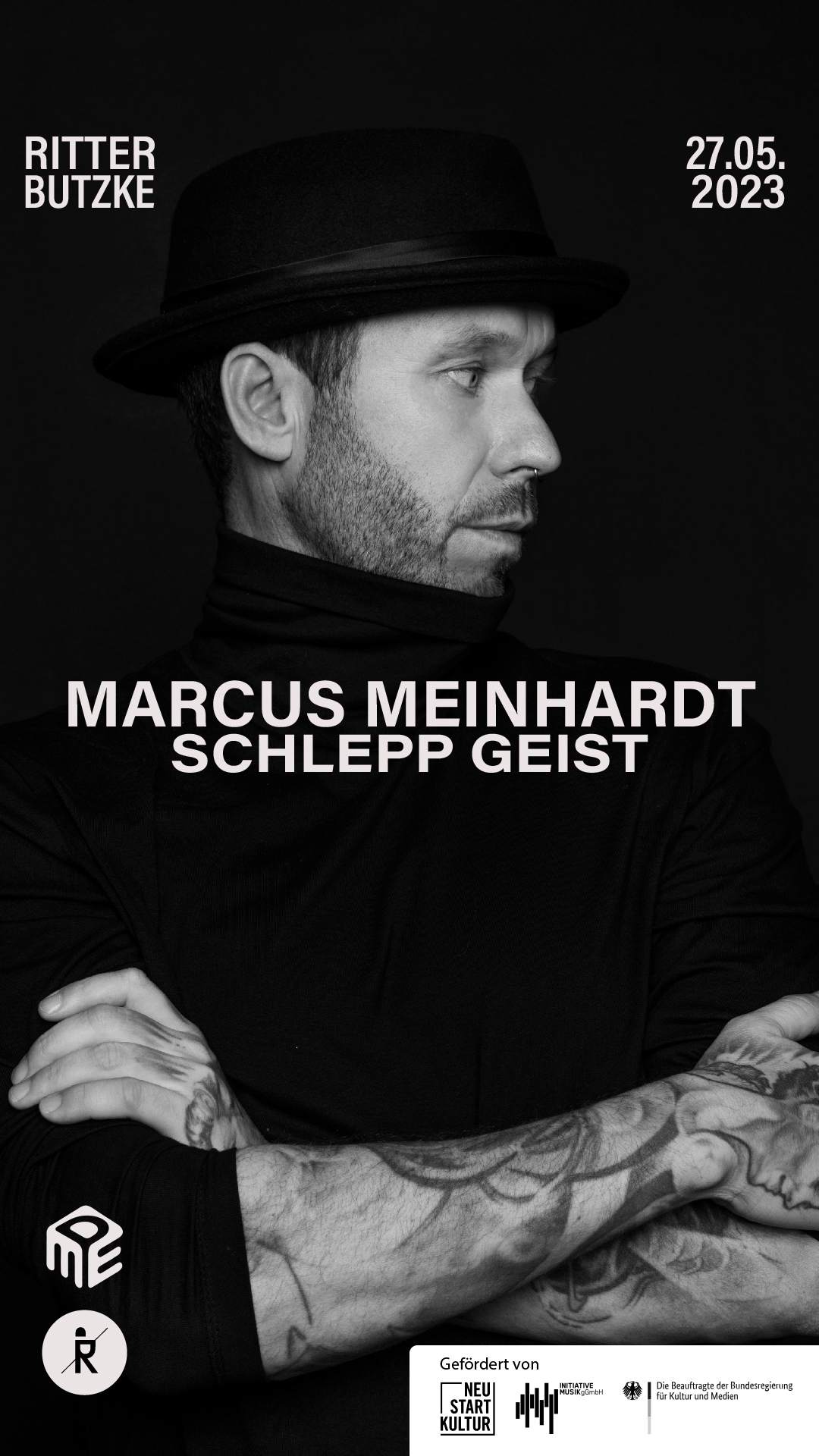 Marcus Meinhardt & Schlepp Geist - フライヤー裏