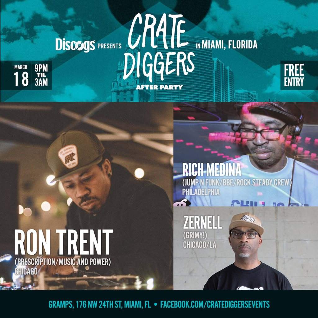 Crate Diggers Miami {FREE} Record Fair & After Party - Página frontal
