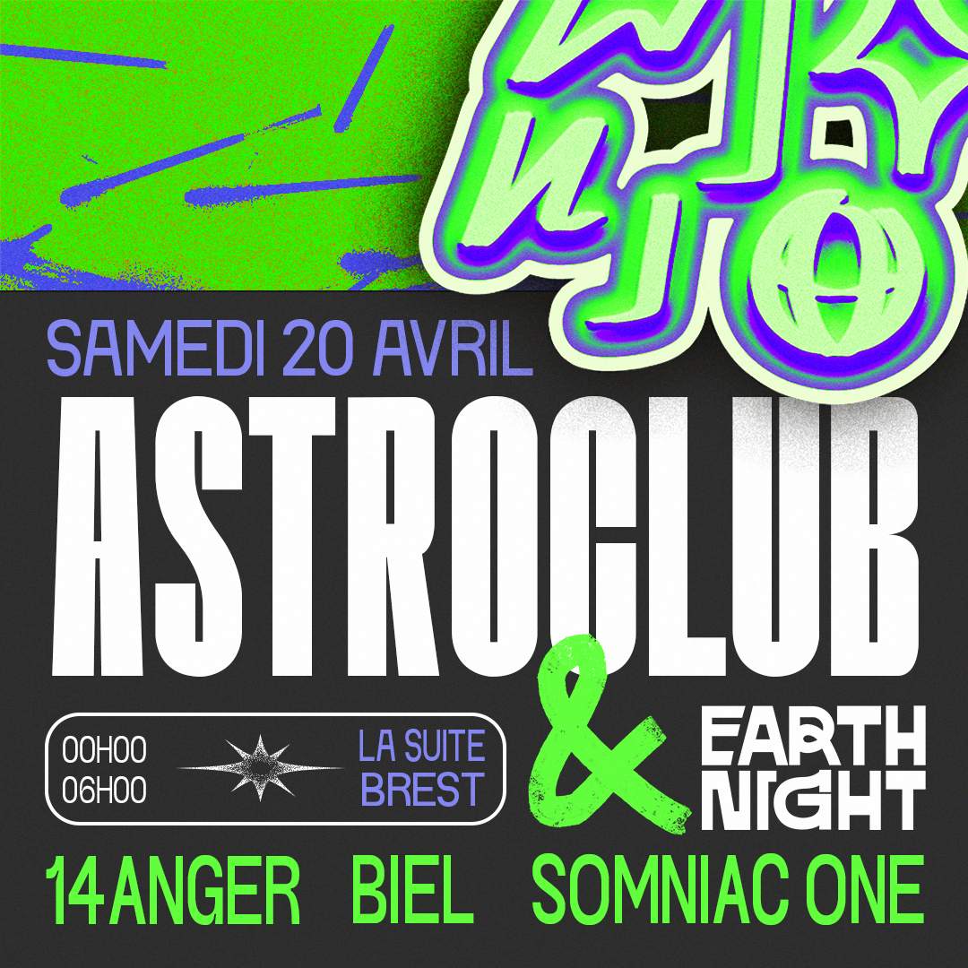 Astroclub x Earth Night - Página frontal