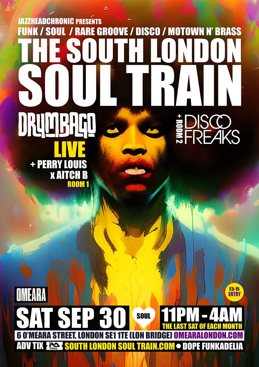 The South London Soul Train with Drymbago (Live) - More - Página trasera