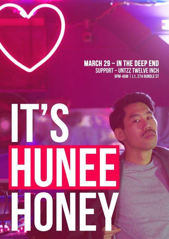 In The Deep End presents Hunee - Página frontal