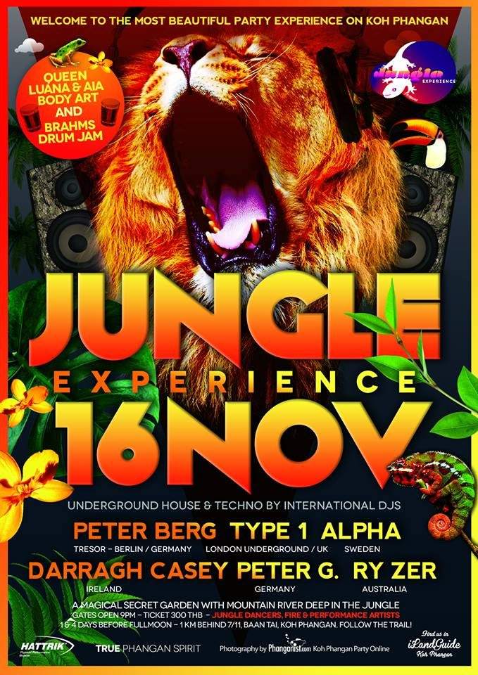Jungle Experience - Página frontal