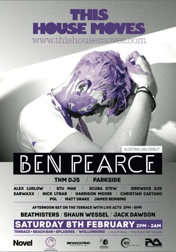 This House Moves: Ben Pearce - フライヤー表