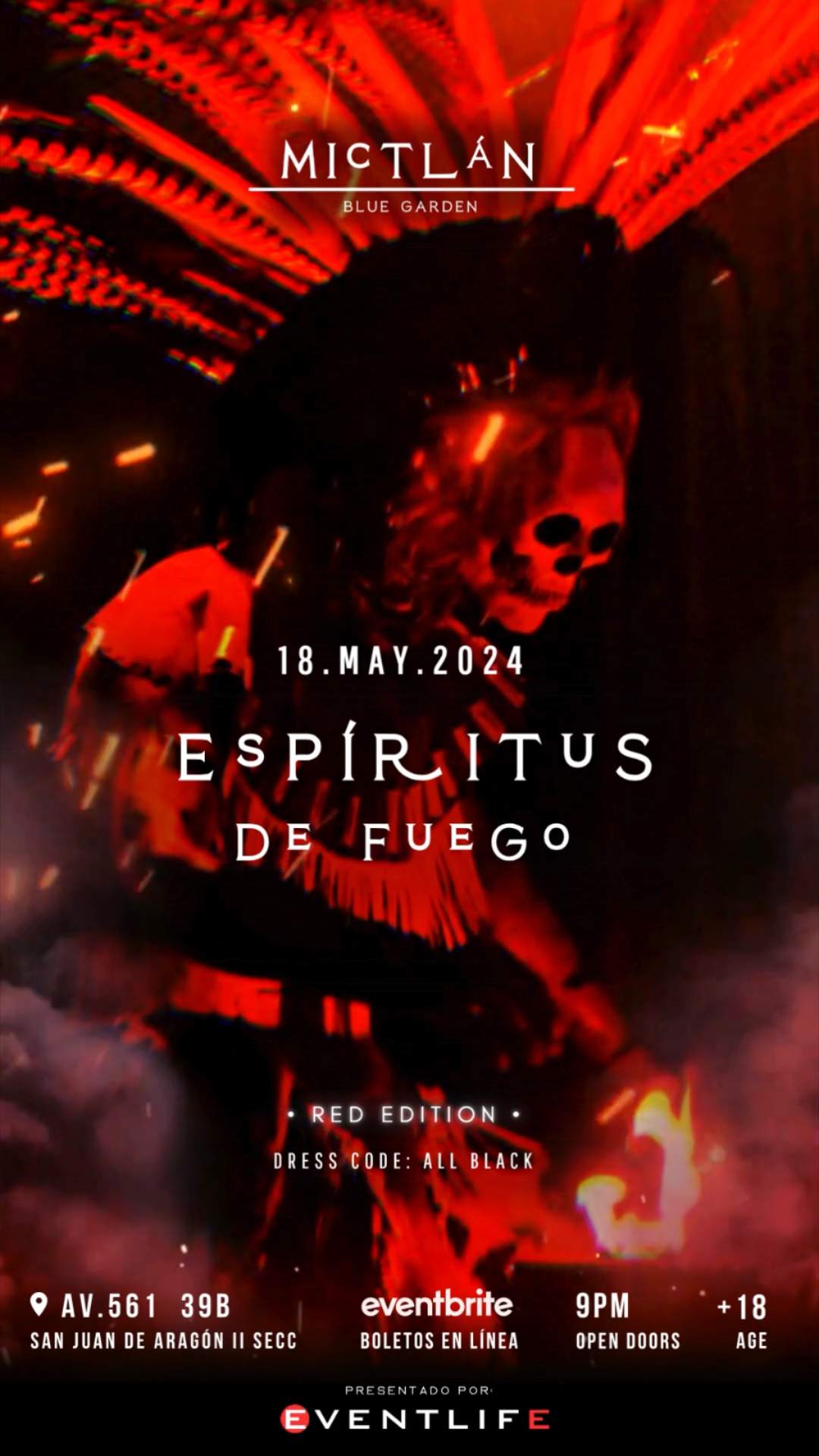 ESPIRITUS DE FUEGO - フライヤー表
