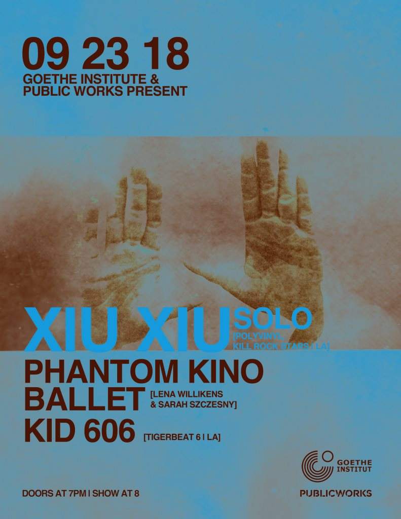 Xiu Xiu (Solo), Phantom Kino Ballett, & Kid606 (8 Year Anniversary Weekend at Public Works) - Página trasera