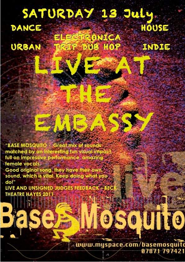 Base Mosquito - Live - Página frontal