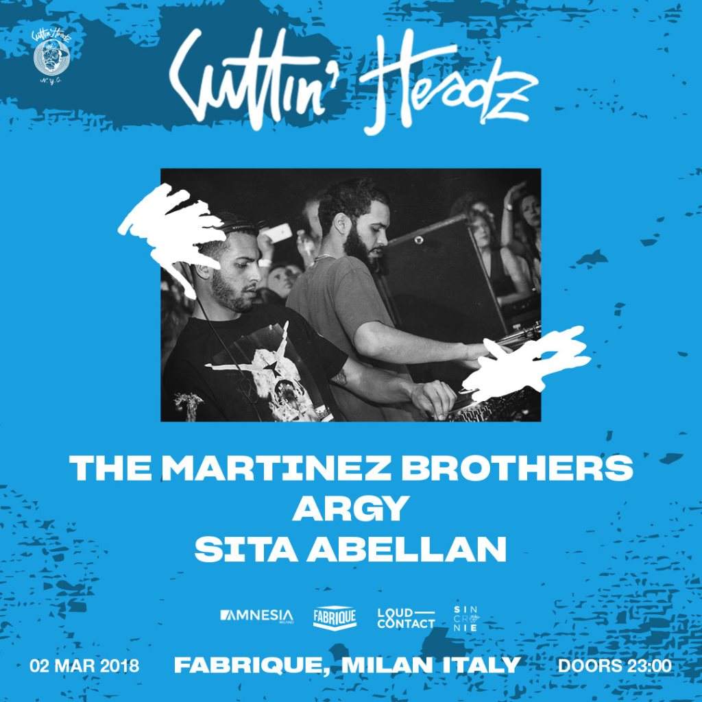 Cuttin' Headz with The Martinez Brothers, Argy, Sita Abellan - Página frontal