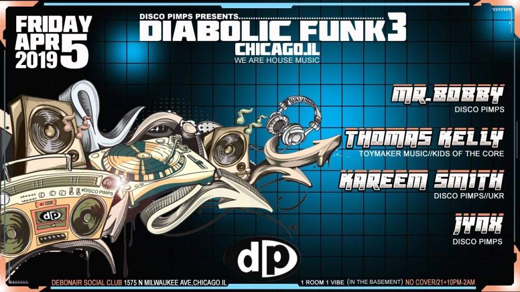 Diabolic Funk 3 - フライヤー表