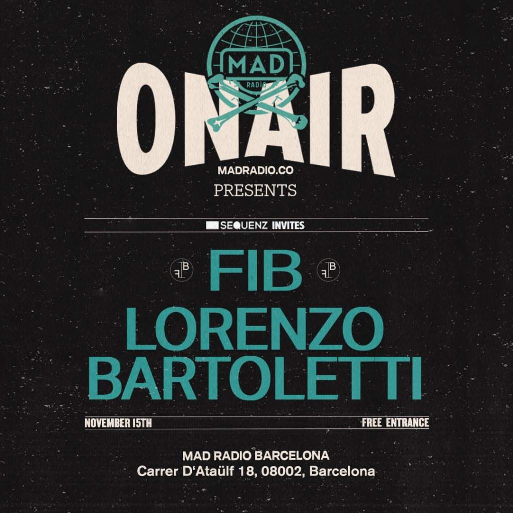 FIB / Lorenzo Bartoletti - フライヤー表
