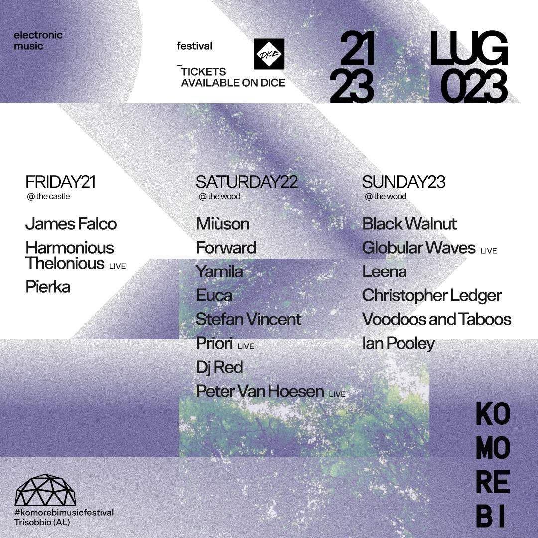 Komorebi Electronic Music Festival - Página trasera