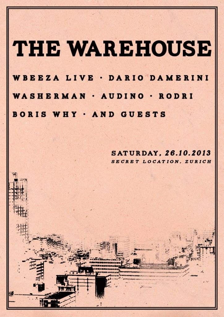 The Warehouse - フライヤー表